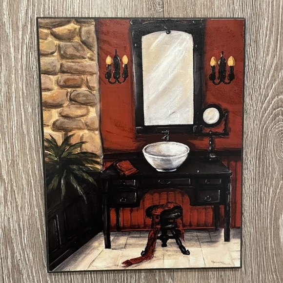 EUC Small Pics / Wall Plaques, Perfect for your Bathroom, Powder Room or Boudoir - Picture 2 of 4